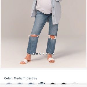Abercrombie maternity jeans sold on m